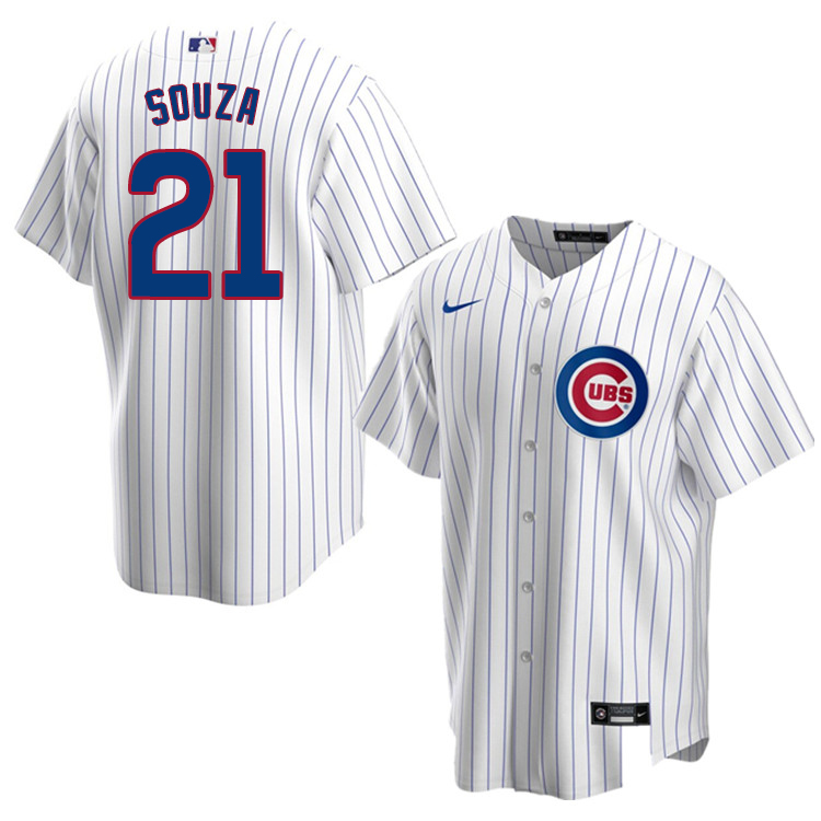 Nike Men #21 Steven Souza Chicago Cubs Baseball Jerseys Sale-White